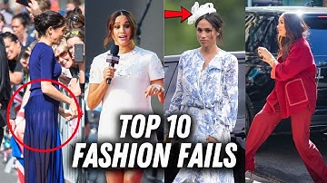 Meghan Markle Top 10 Fashion Fails | Worst Outfits