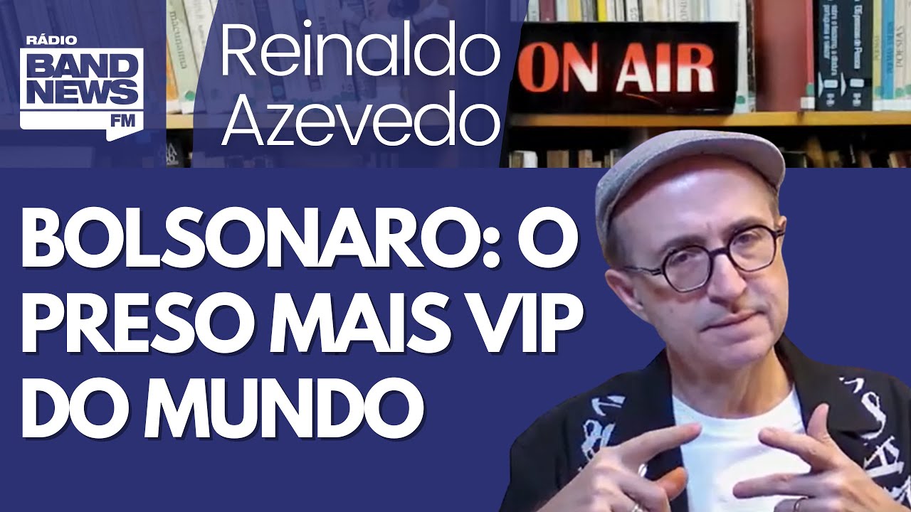Reinaldo – Moraes envia Bolsonaro à Papudinha VIP: médico 24h, rango especial, pastor, grade na cama