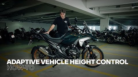 Adaptive Vehicle Height Control – BMW Motorrad How-To