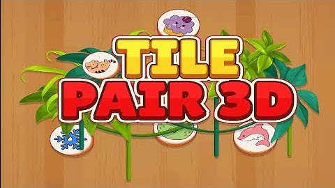 Tile Pair 3D - Tile Connect 3D (by Brainworks) IOS Gameplay Video (HD)