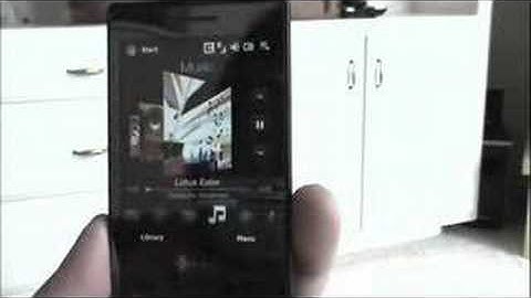 HTC Touch Diamond Music Weather