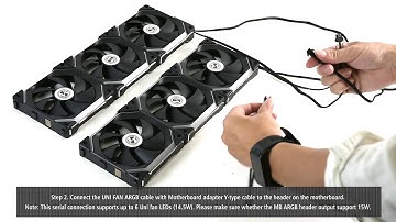 ARGB Device Cable Kits: Tutorial -  How to connect UNI FAN directly to motherboard?