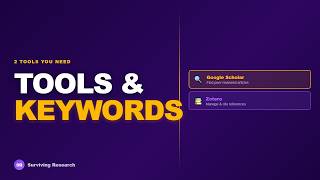 Tools And Keywords to conduct a literature review in nvivo