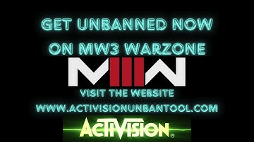 HOW TO REMOVE BAN MW3 WARZONE GET UNBANNED NOW