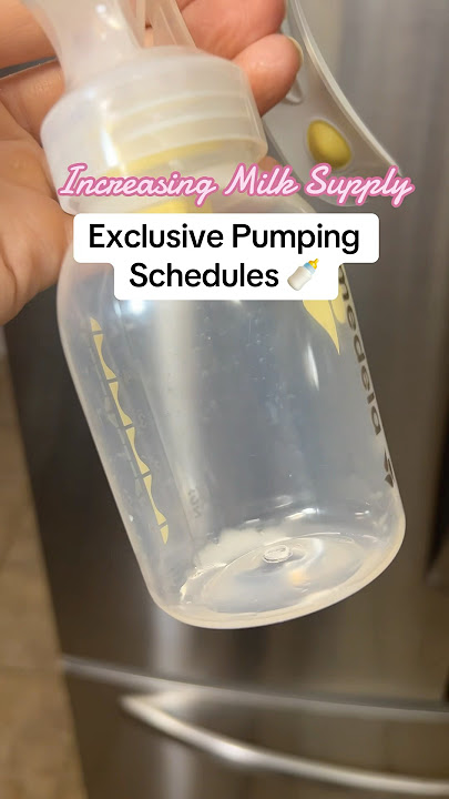 Example Pumping Schedule for Building Milk Supply 🍼
