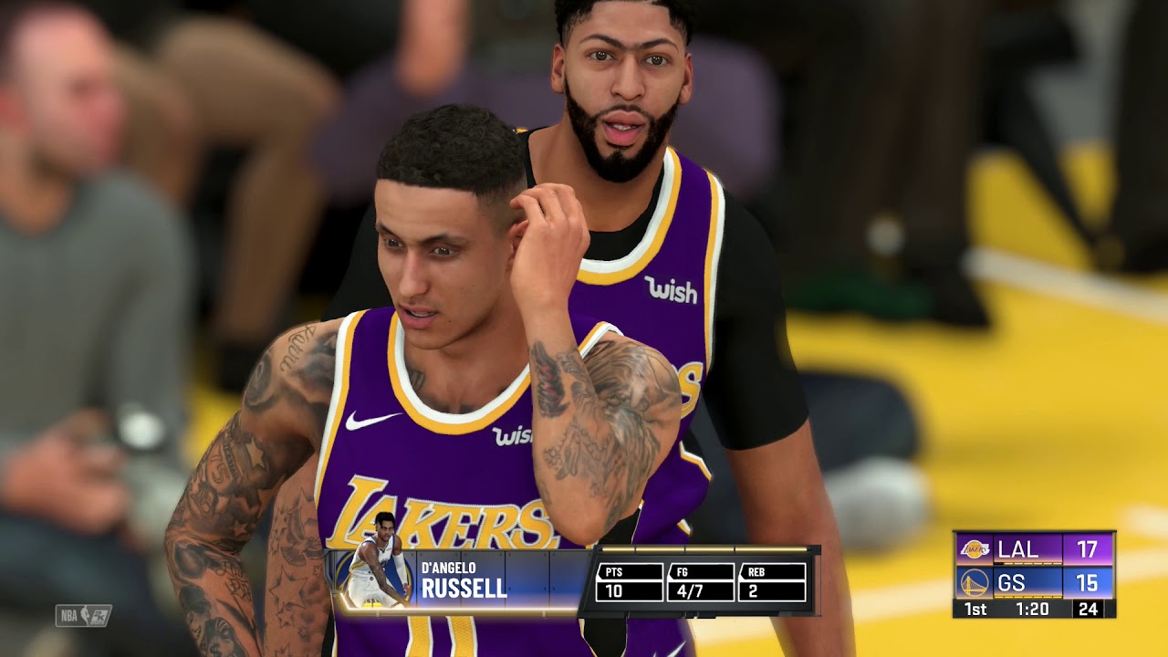 Full Hd Gameplay (Xbox One) NBA2K20 LA Lakers v Golden State