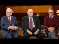 Watch CNBC's full interview with Warren Buffett, Charlie Munger and Bill Gates