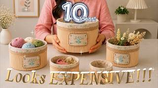 10 Genius Home Decor Ideas from Cardboard & Waste Materials 😍♻️