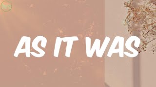 As It Was - (Lyrics) Harry Styles