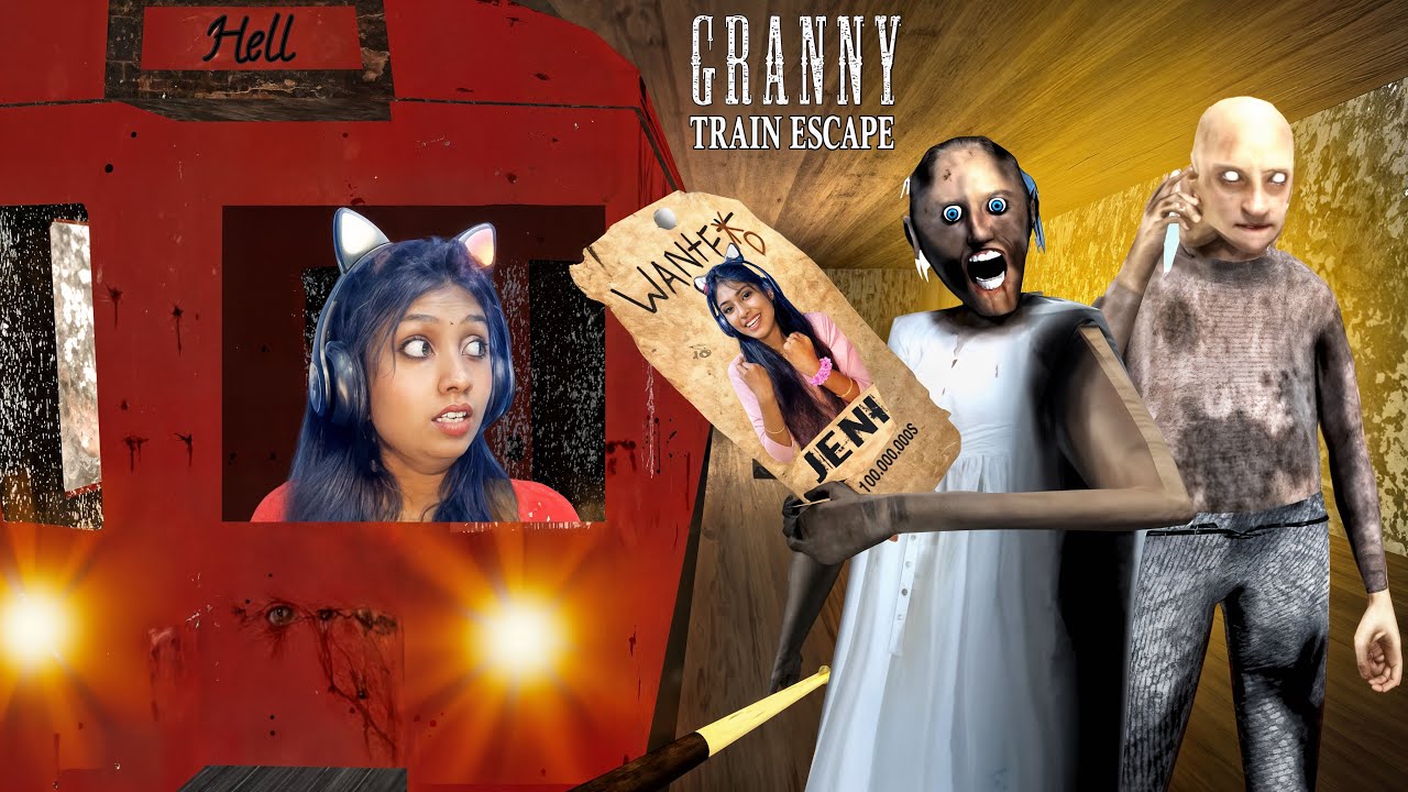 New TRAIN ESCAPE in Granny Chapter-1 | This Time Grandpa Having Shotgun😨 !!