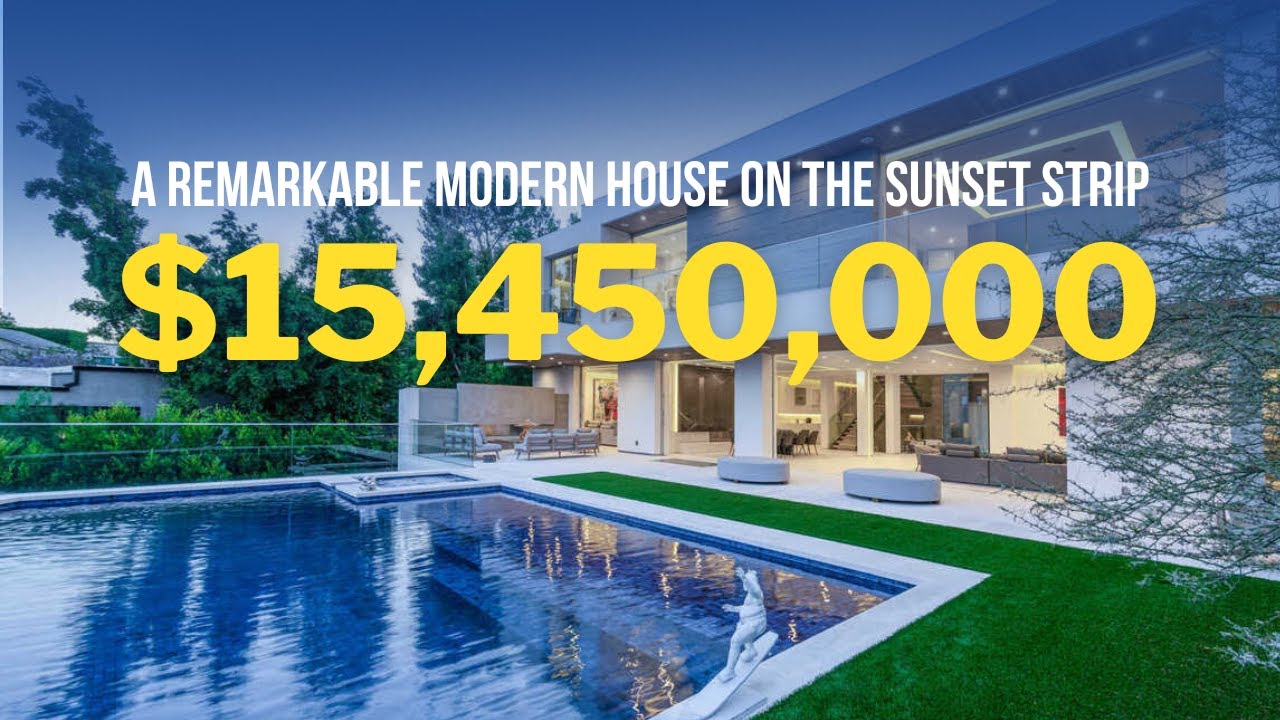 INSIDE a 15,450,000 Remarkable Modern House on the Sunset Strip YouTube