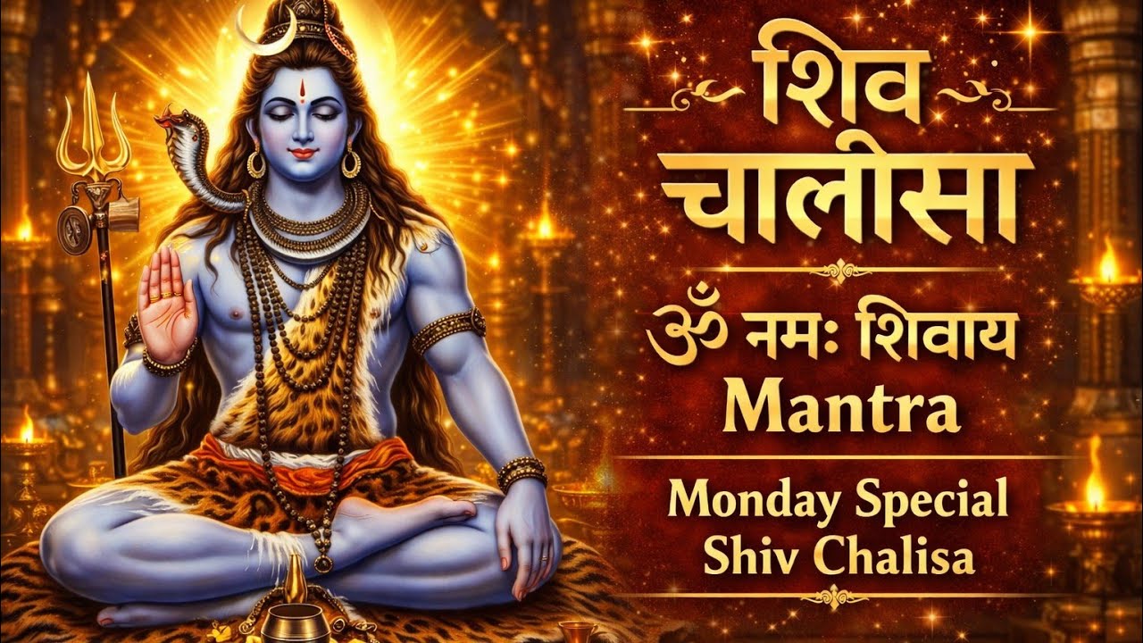 शिव चालीसा 2026 | Shiv Chalisa | सोमवार को यह शिव चालीसा नहीं सुनी तो भारी गलती हो सकती है | Mahadev