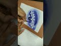 Drawing wrinkles around eye using blue ballpoint pen