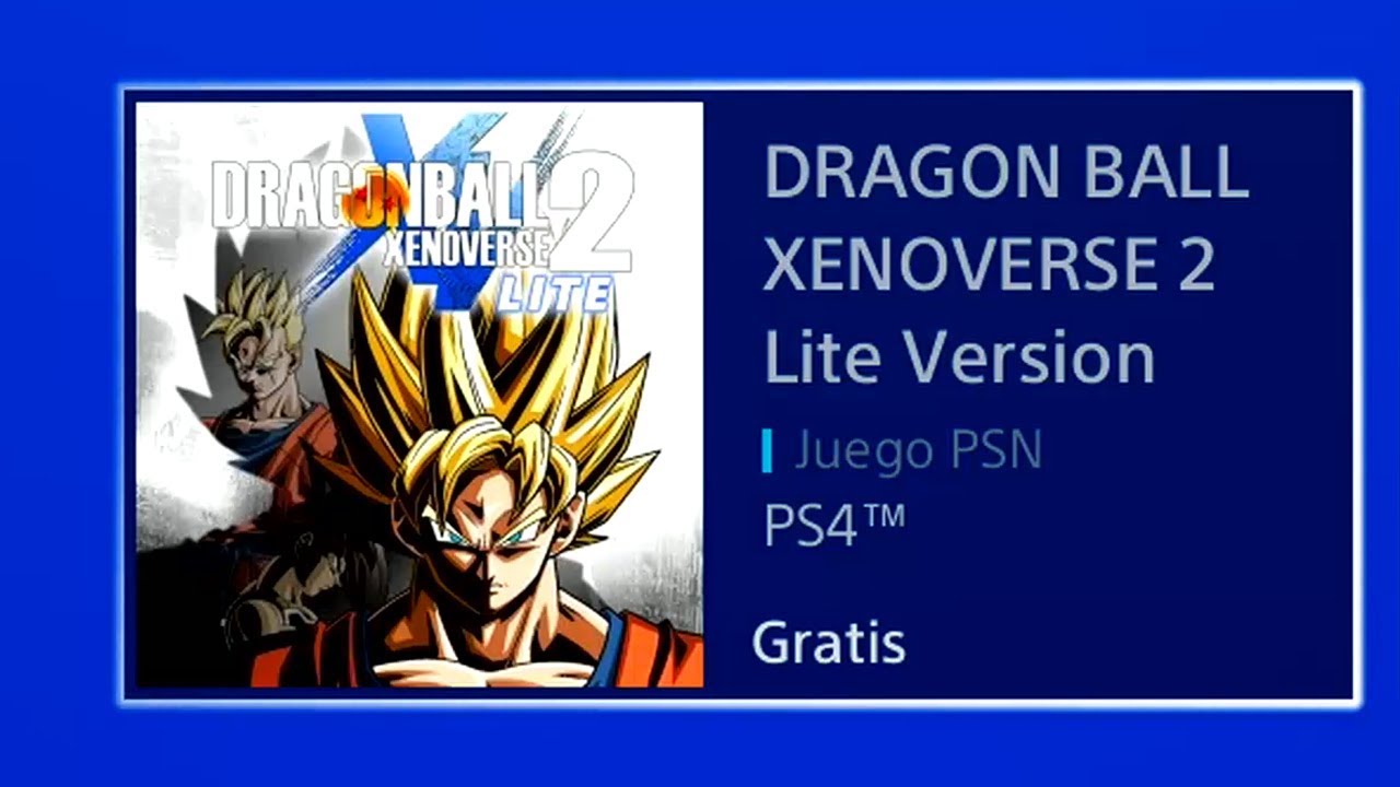 DRAGON BALL XENOVERSE 2 Lite