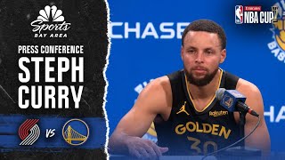 Steph Curry breaks down how Warriors need to ‘play bigger' after loss to Blazers | NBC Sports BA