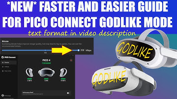 NEW- Pico Connect GODLIKE settings guide- text in description.
