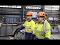 No 5 blast furnace operators at the port kembla steelworks