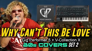 Van Halen Why Can't This Be Love 80s Covers Gig Performer 5 Arturia V-Collection Cover Set 2