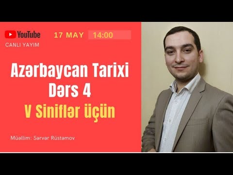 V siniflər üçün Azərbaycan Tarixi I 24-30-cu mövzular