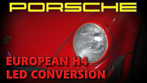 1977 Porsche 911 turbo: LED Euro Headlight Retrofit [4K] Ep69