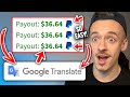 *NEW!!* Get Paid +$20.00 EVERY 10 Minutes FROM Google Translate! (Make Money Online)