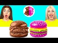風船ガムvsチョコレートフードチャレンジ | 料理戦争の勝者は誰だ Choco DO