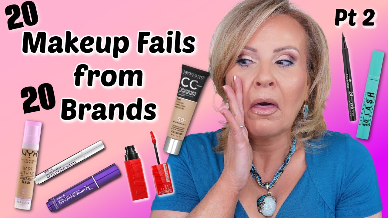20 Makeup FAILS & Best Products Over 40 Part 2 YouTube
