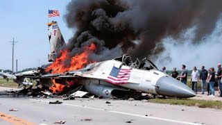 5 minutes ago! The first combat between a US F-16 and a Russian SU-57F. Look what happened.