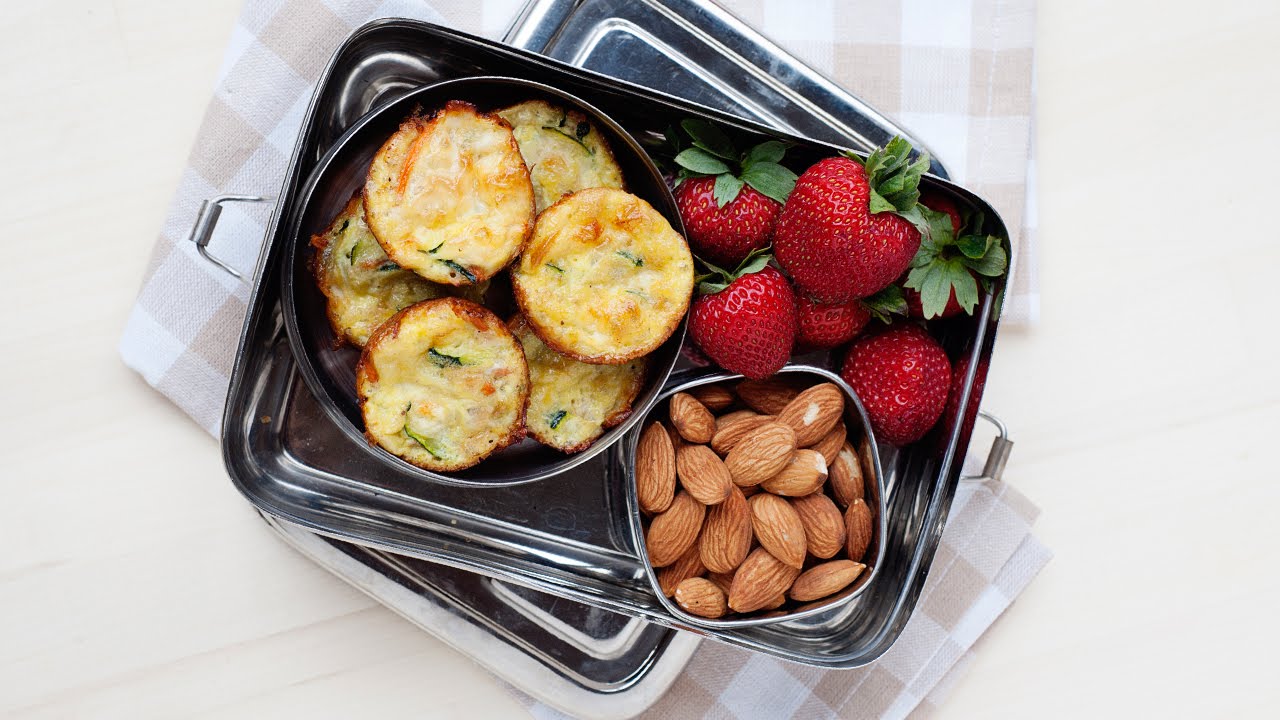Carrot & Zucchini Mini Quiches | Easy Veggie Egg Cups - YouTube