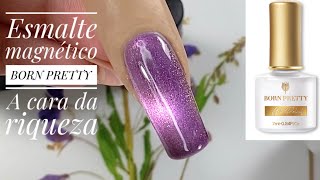 Meu primeiro recebido 🤩 chique no ultimo 🤣 Esmaltes em gel magnéticos/BORN PRETTY/ Unboxing