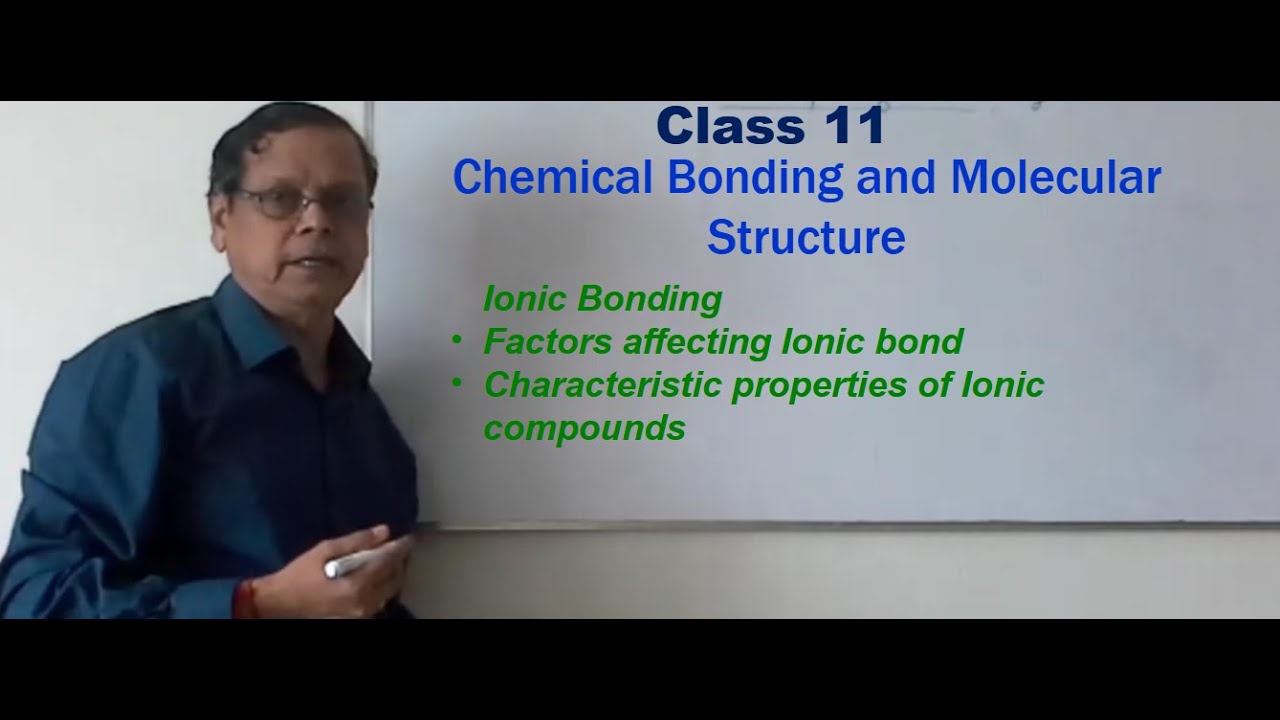 Class 11 - Chapter 5 - Chemical Bonding and Molecular Structure - YouTube