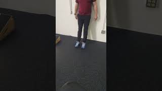 Toe Raises Against Wall