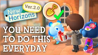 Animal Crossing New Horizons  Do THIS Everyday In 2.0 (Details You Should Know)