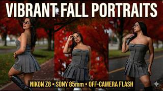 Golden Fall Portraits | Nikon Z8   Sony 85mm | Off Camera Flash
