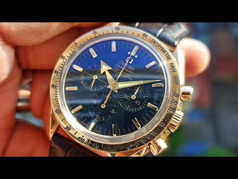 Video [Đẹp & Sang] Omega Speedmaster Broad Arrow Rose Gold... - youtube