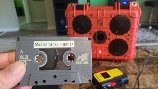 35+ year old recording of me playing guitar -- found my old &quot;Master Track&quot; cassette tape