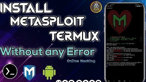 How to install metasploit in Termux | Mr.Macky | full video