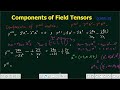 Lecture 19 | Calculation of Components of Field Tensor | MSc 2nd semester Electrodynamics
