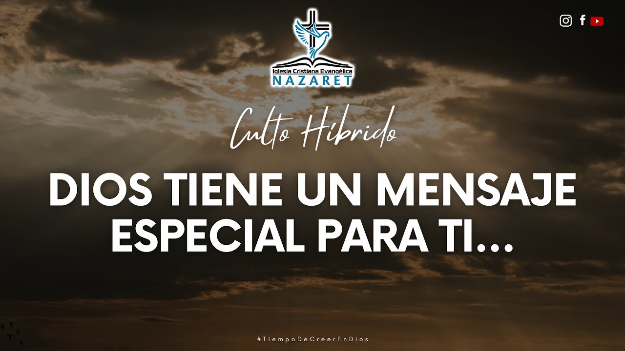 En vivo - Dios tiene un mensaje especial para ti - YouTube