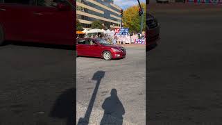 No Kings protest in Asheville, NC. Energy starting to build at Pack Square - starts at 6 PM