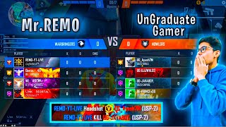 @UnGraduateGamer VS Mr. REMO / UG AYUSH / CS RANK / GARENA FREEFIRE