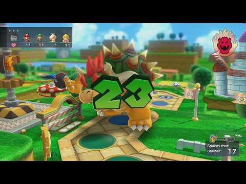 Mario Party 10 - Mario vs Luigi vs Rosalina vs Peach vs Bowser - Mushroom Park