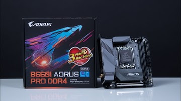 QUICK LOOK ON AORUS B660I PRO DDR4 MAINBOARD