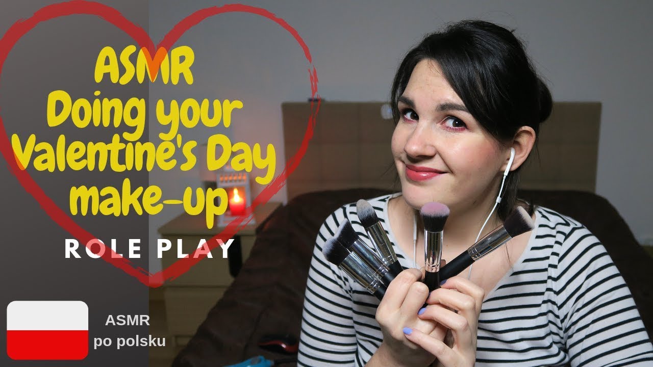 ASMR Makijaż na Walentynki | Valentine's Day Make-up Role Play