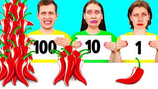 100 Slojeva Hrane Izazov | Ukusni Kuhinjski Hakova KiKi Challenge