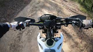 Husqvarna Fe501 2022 Akrapovic Exhaust - First Trail Ride