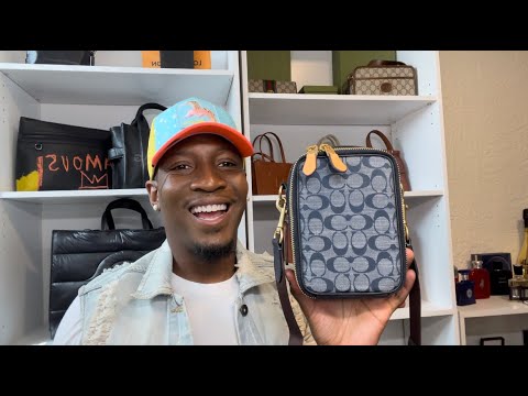 *UNBOXING* COACH OUTLET DENIM COLLECTION | Stanton Crossbody in ...