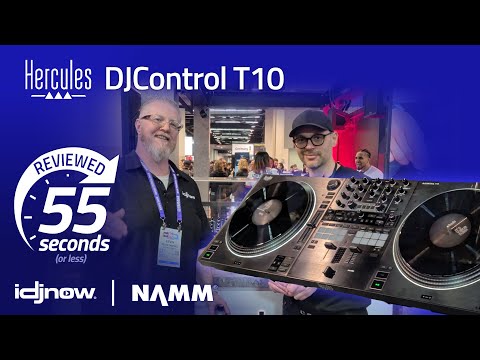Hercules DJControl T10 in 55 seconds - NAMM 2026 w/ I DJ NOW