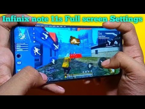 Infinix Note 11s free fire full screen setting ? infinix note 11s free fire full screen display