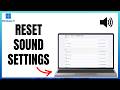 Reset Audio Windows 11 | Fix No Sound Problem - 2026 Update